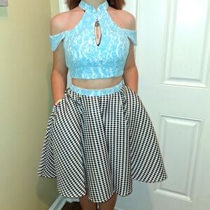 2 Piece Cocktail Casual Wear Pageant Runway